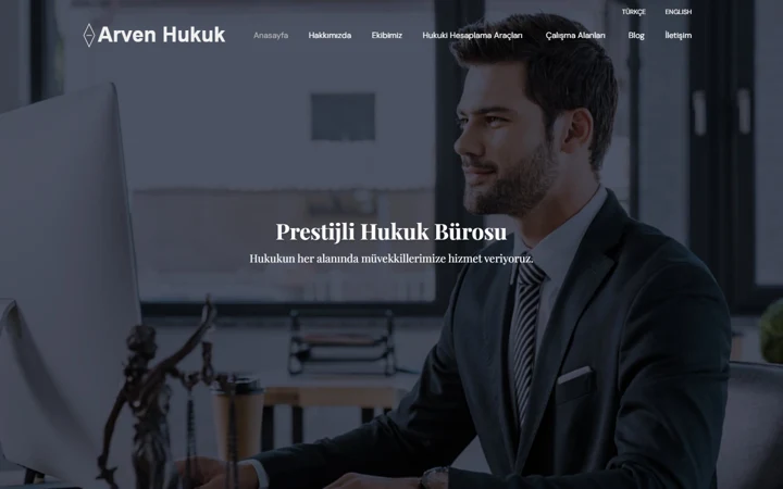 Hukuk bürosu web sitesi tasarımı