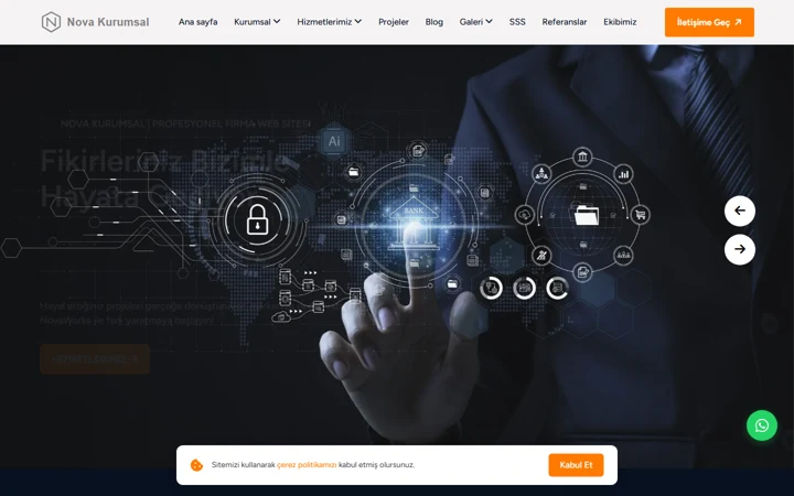 Kurumsal firma web sitesi tasarımı